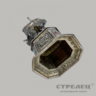 Серебряная скульптура «Рыцарь». Ханау, Германия, нач. 20 в. 